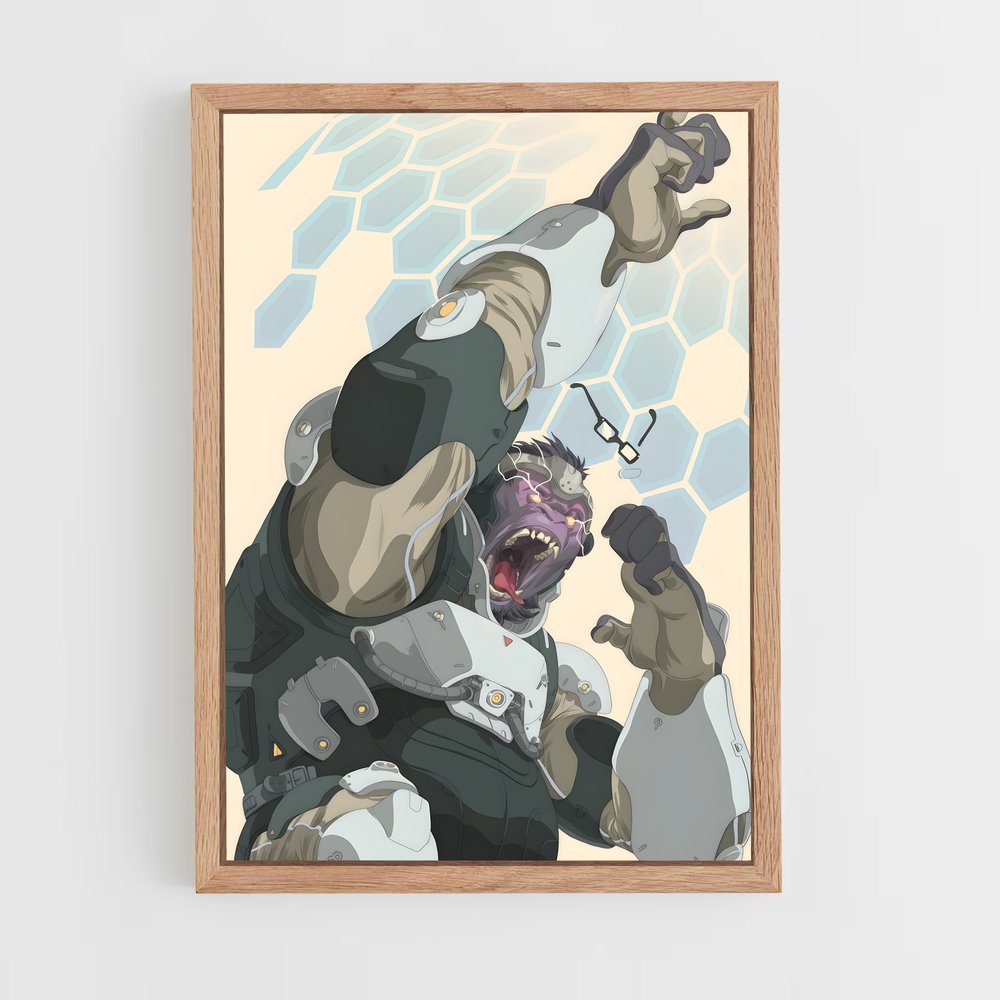 Poster Winston le Héros – affiche Overwatch (vue 4)